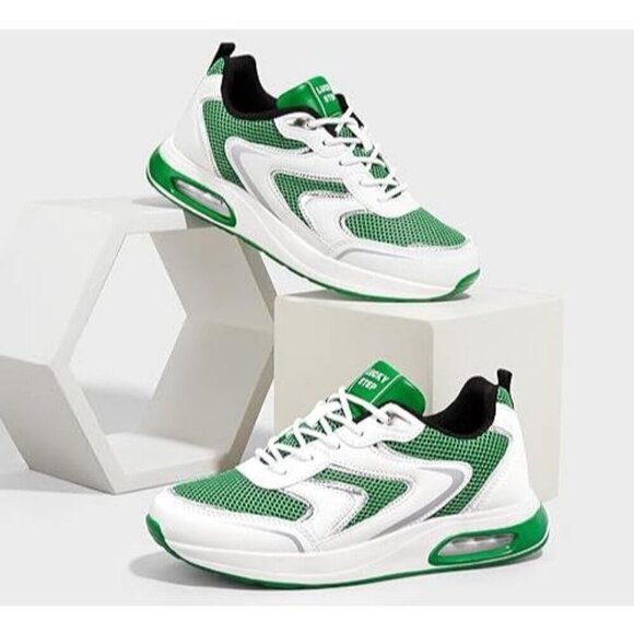 ⚡Women Air Cushion Sneaker Gym Jogging Casual Sparkly Arch Support Walking Shoes - Picture 2 of 5